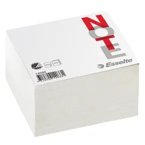 Esselte Kubusblok 10x10cm ulinieret 500 ark