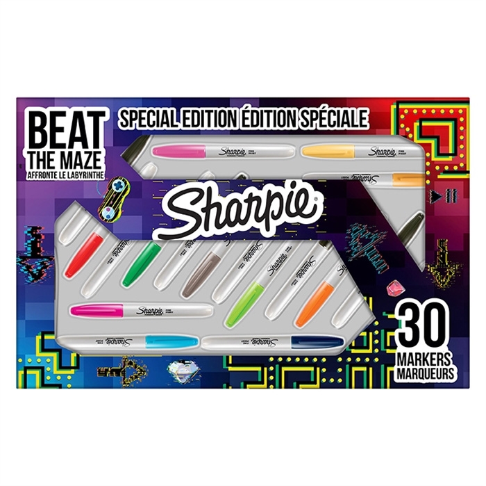 Sharpie Marker Fine 1,0mm ass Big Pack (30)