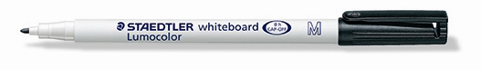 Staedtler WB Marker Lumocolor rund 1mm sort