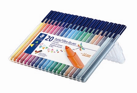 Staedtler Fiberpen Triplus Color 1,0mm ass (20)