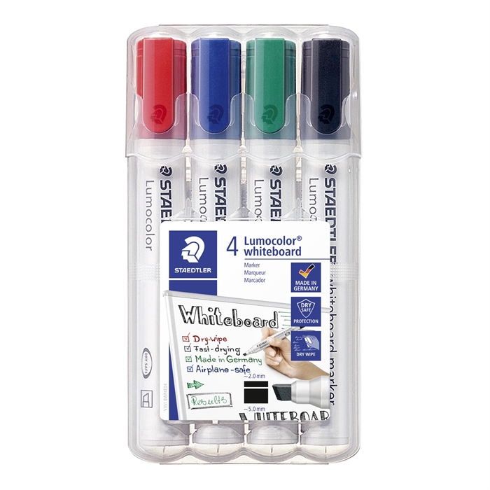 Staedtler WB Marker Lumocolor skrå 2-5mm ass (4)