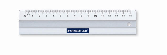 Staedtler Lineal aluminium 15cm