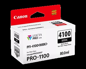 Canon Matte Black PFI-4100MBK - 80 ml blækpatron