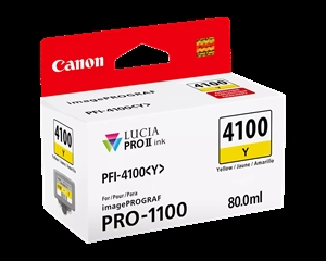 Canon Yellow PFI-4100Y - 80 ml blækpatron