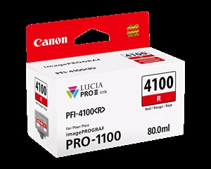 Canon Red PFI-4100R - 80 ml blækpatron