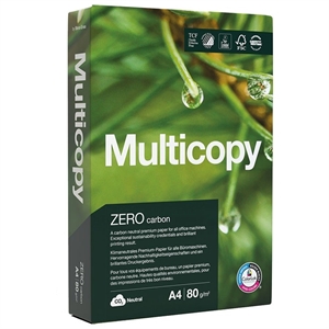 A4 MultiCopy Zero 80 g/m² kopipapir - 500 ark pakke