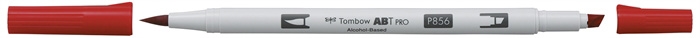 Tombow Marker alcohol ABT PRO Dual Brush 856 poppy red