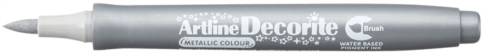 Artline Decorite Brush sølv