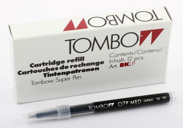 Tombow Rollerpen refill 0,10 sort