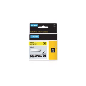 Tape Rhino 19mm x 5,5m vinyl black/yellow