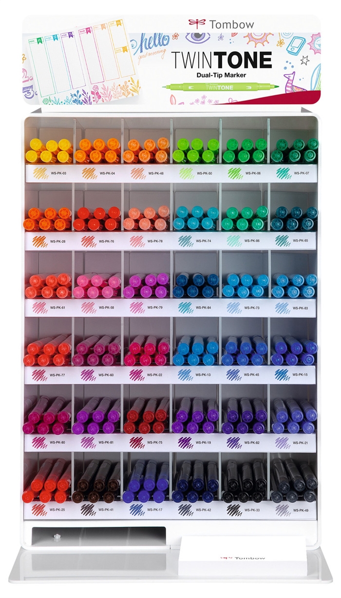 Tombow Marker TwinTone etiketkit til Modular display