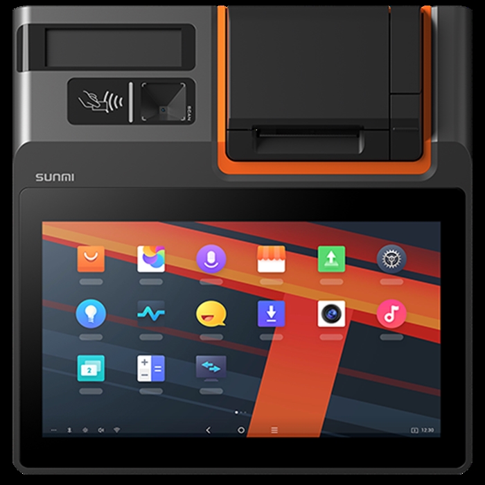 Sunmi T2 Mini - A7.1, 80mm printer, 2GB+16GB, NFC, 0.3 MP camera, Wifi, 4G