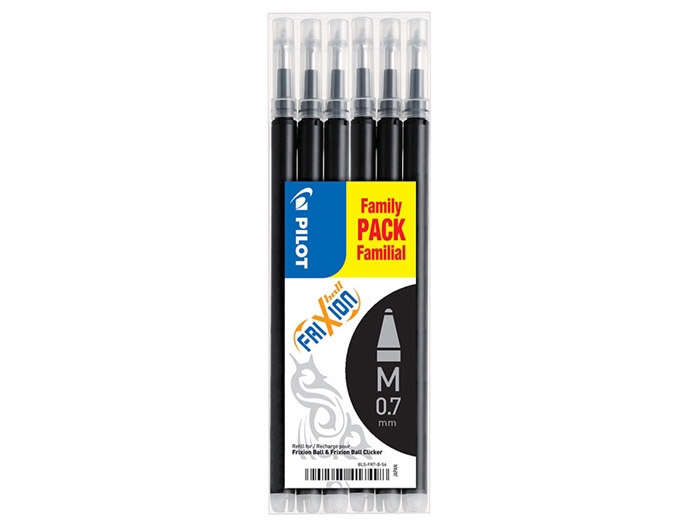 Pilot Frixion Clicker 0,7 refil sort (6)