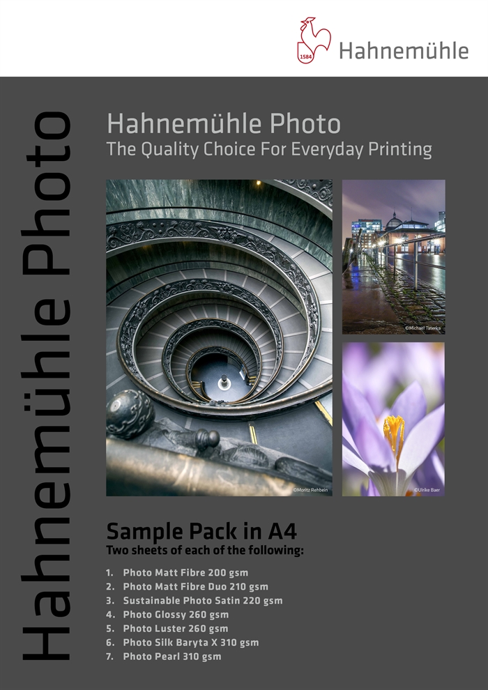 Hahnemühle Photo Sample Pack A4