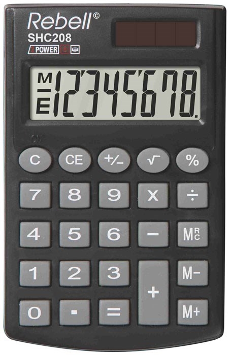 Rebell pocket calculator HC208