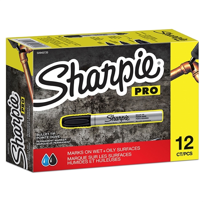 Sharpie Marker metall lille 1/3mm sort