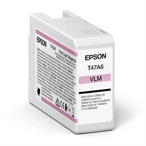 Epson Vivid Light Magenta 50 ml blækpatron T47A6 - Epson SureColor P900