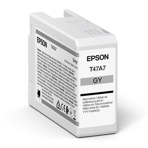 Epson Gray 50 ml blækpatron T47A7 - Epson SureColor P900