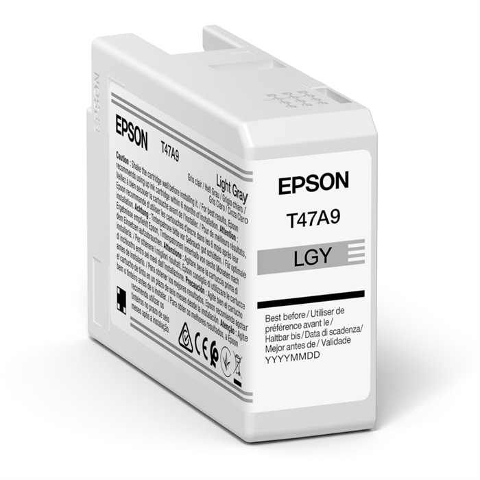 Epson Light Gray 50 ml blækpatron T47A9 - Epson SureColor P900