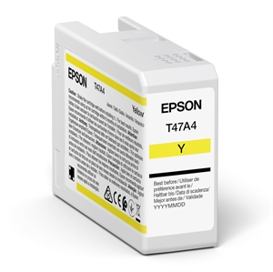 Epson Yellow 50 ml blækpatron T47A4 - Epson SureColor P900