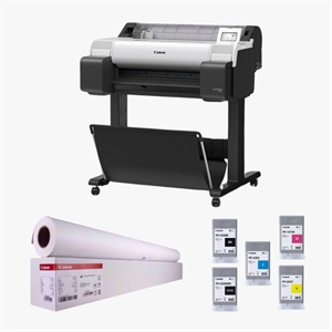 Canon POS TM 240 inkl. stand - Ekstra blæk og 1 rulle papir   