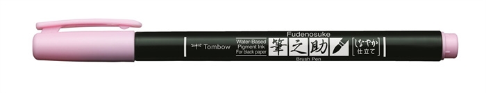 Tombow Marker Fudenosuke soft pastel pink