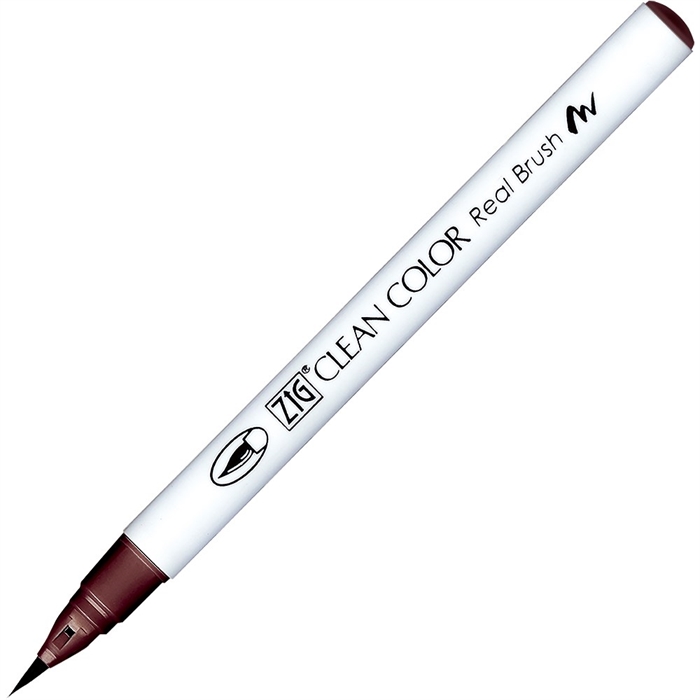 ZIG Clean Color Pensel Pen 207 Bordeaux Red