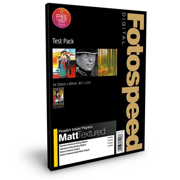 Fotospeed Fine Art Matt Textured - A4, 12 ark