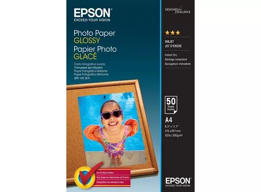 Epson Photo Paper Glossy 200 g/m² - A4 - 50 ark