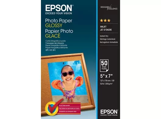 Epson Photo Paper Glossy 200 g/m² - 13x18cm - 50 ark