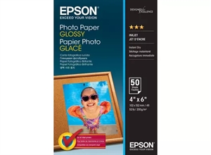 Epson Photo Paper Glossy 200 g/m² - 10x15cm - 50 ark