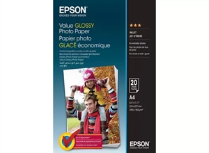 Epson Value Glossy Photo Paper 183 g/m2 - A4 - 20 ark