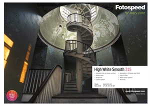 Fotospeed High White Smooth 315 g/m² - A2, 25 ark