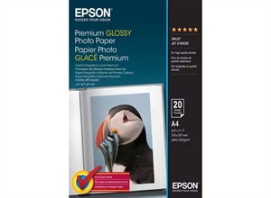 Epson Premium Glossy Photo Paper 255 g/m²  - A4 - 20 ark