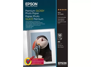 Epson Premium Glossy Photo Paper 255 g/m² - A4 - 50 ark