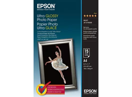 Epson Ultra Glossy Photo Paper 300 g/m² - A4 - 15 ark