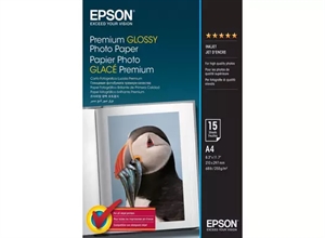 Epson Premium Glossy Photo Paper 255 g/m² - A4 - 15 ark