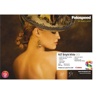 Fotospeed Natural Soft Textured Bright White 315 g/m² - 36" x 12 meter