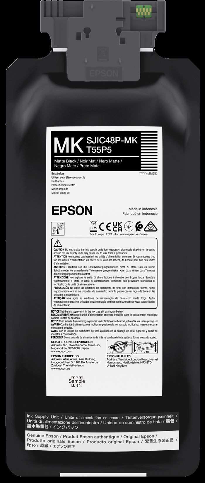 Epson Matte Black blækpatron til Epson ColorWorks C8000